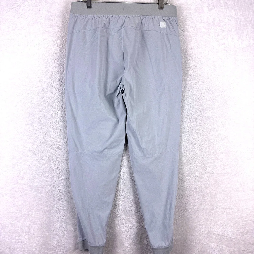 Ten Thousand Interval Joggers Pants Mens M Gray Nylon Workout Preppy Gym Stretch - Picture 5 of 12